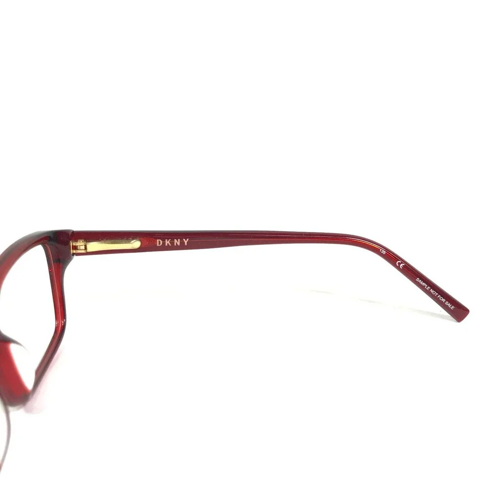 DKNY Eyeglasses Frames DK5010 605 Red Rectangular Full Rim 50-17-135
